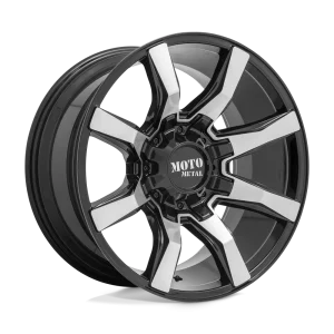Moto Metal – MO804 SPIDER – Black – 20″x10″ 12mm – Summer Wheels – MO80421035512
